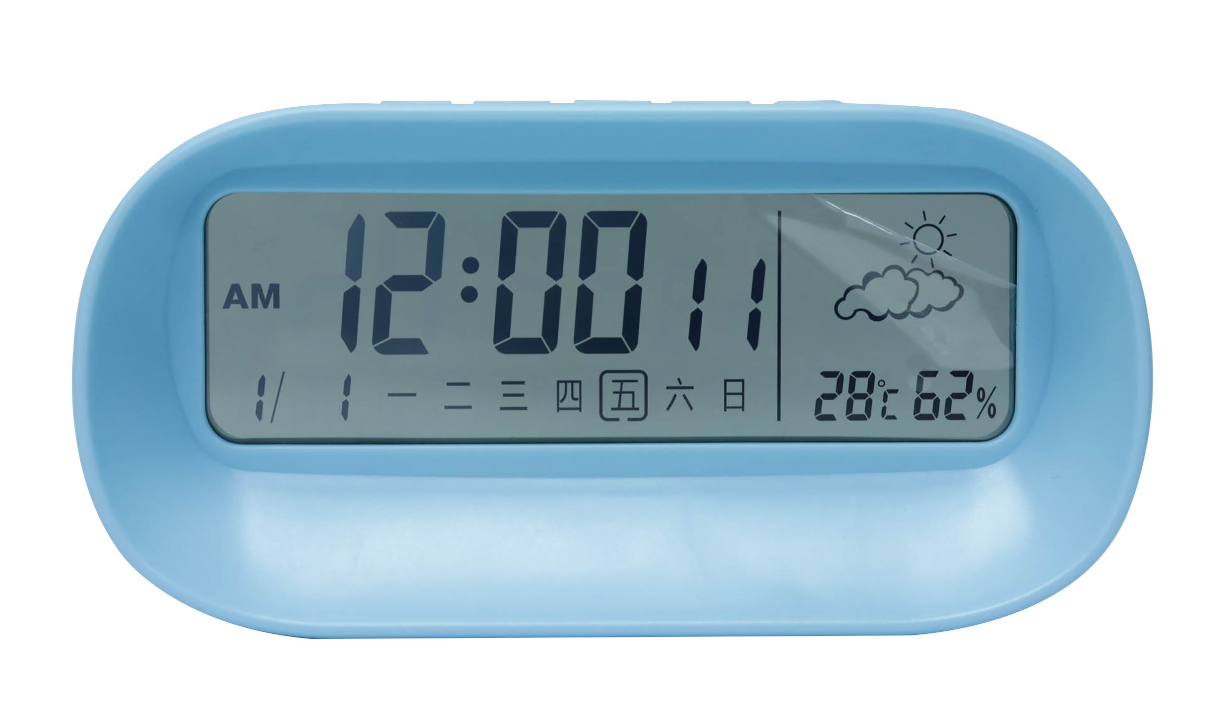 Vibrant Digital Alarm Clock-NSL023