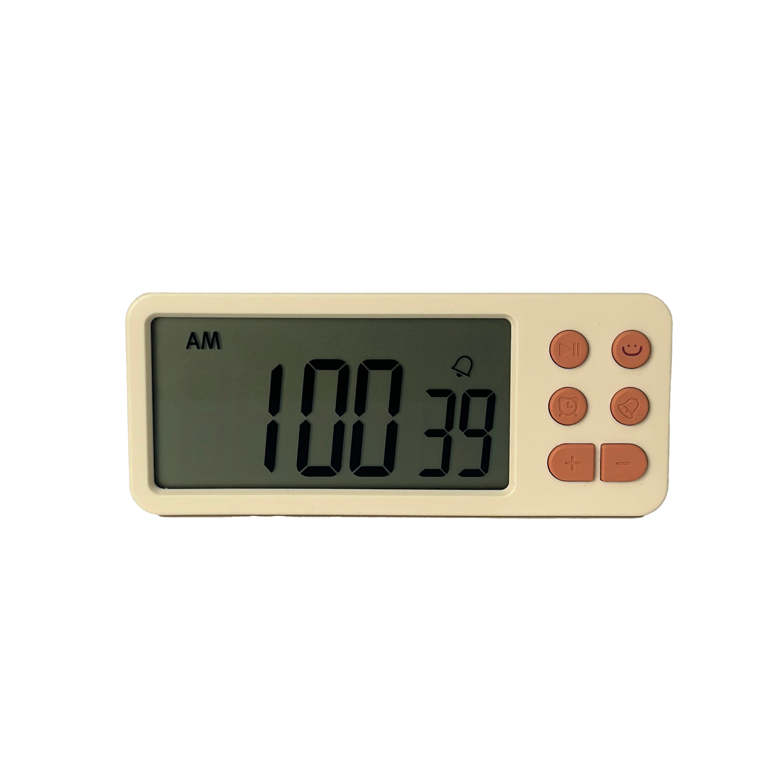 Cute Rectangular Button Electronic Clock-NSL100