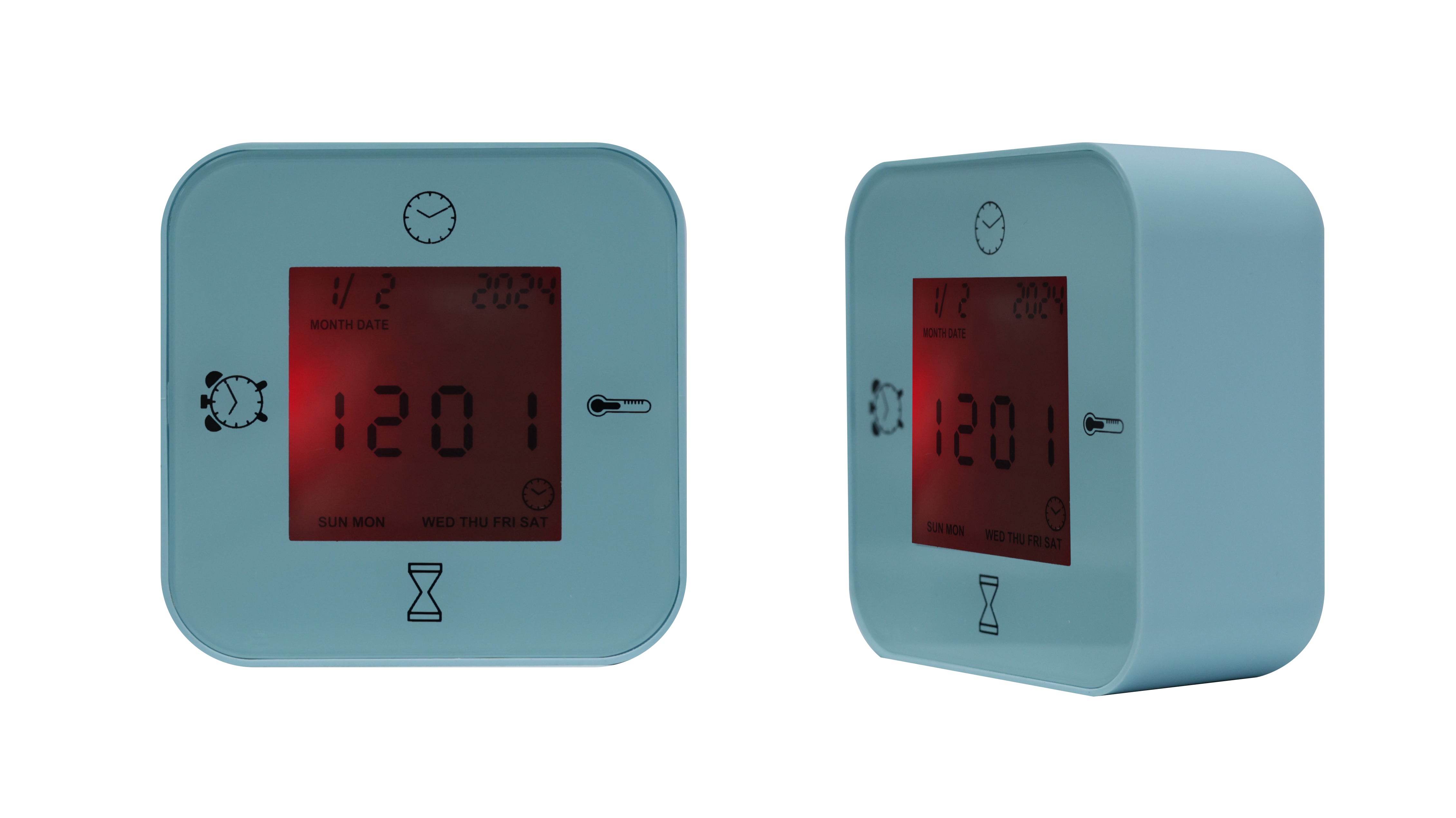 Modern Square Digital Clock-NSL027