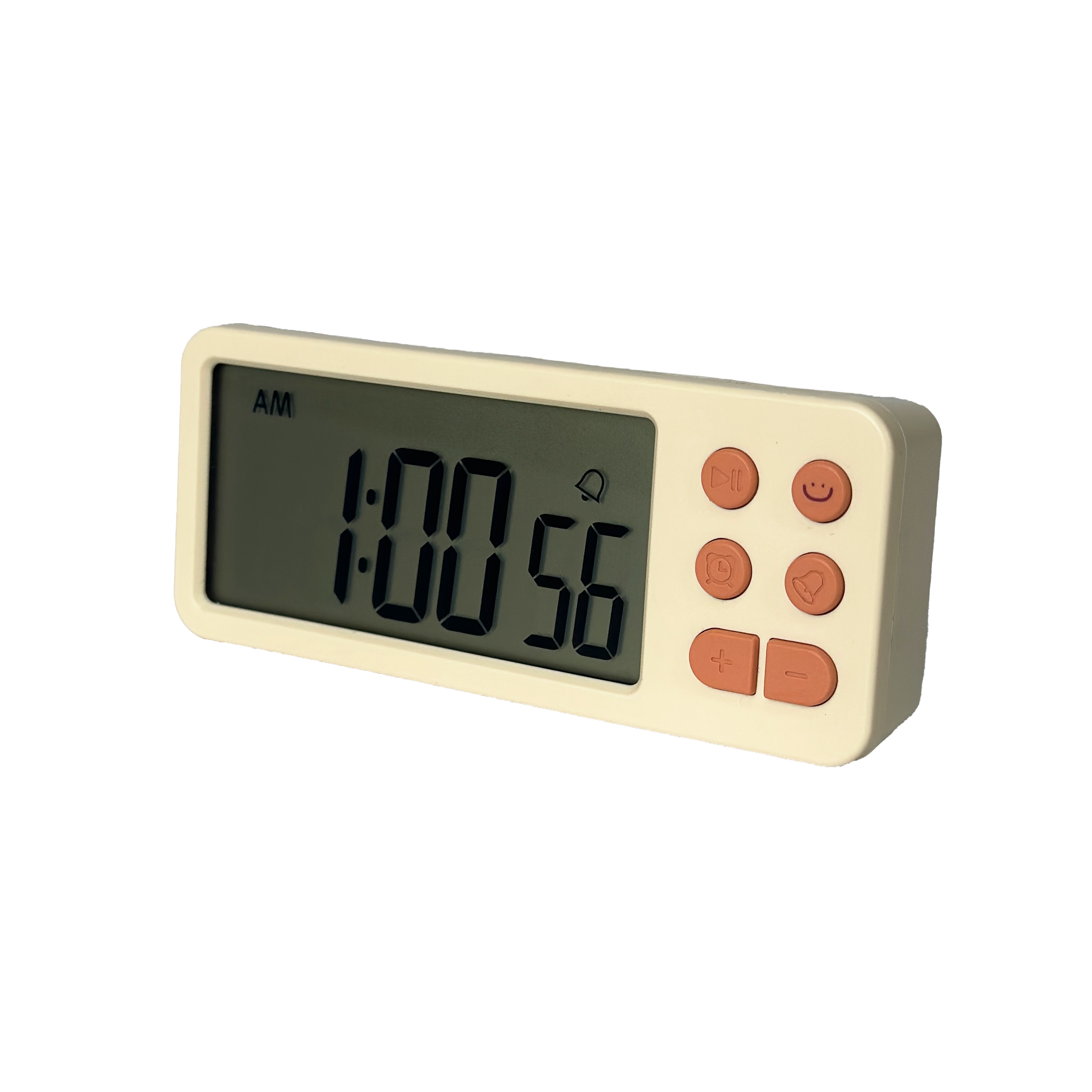 Cute Rectangular Button Electronic Clock-NSL100