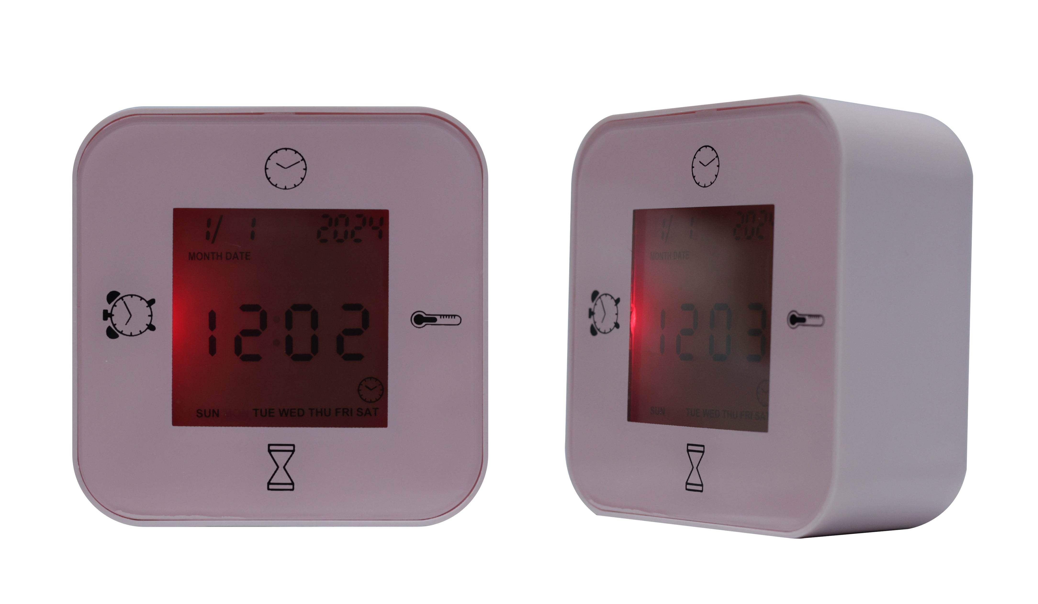 Modern Square Digital Clock-NSL027