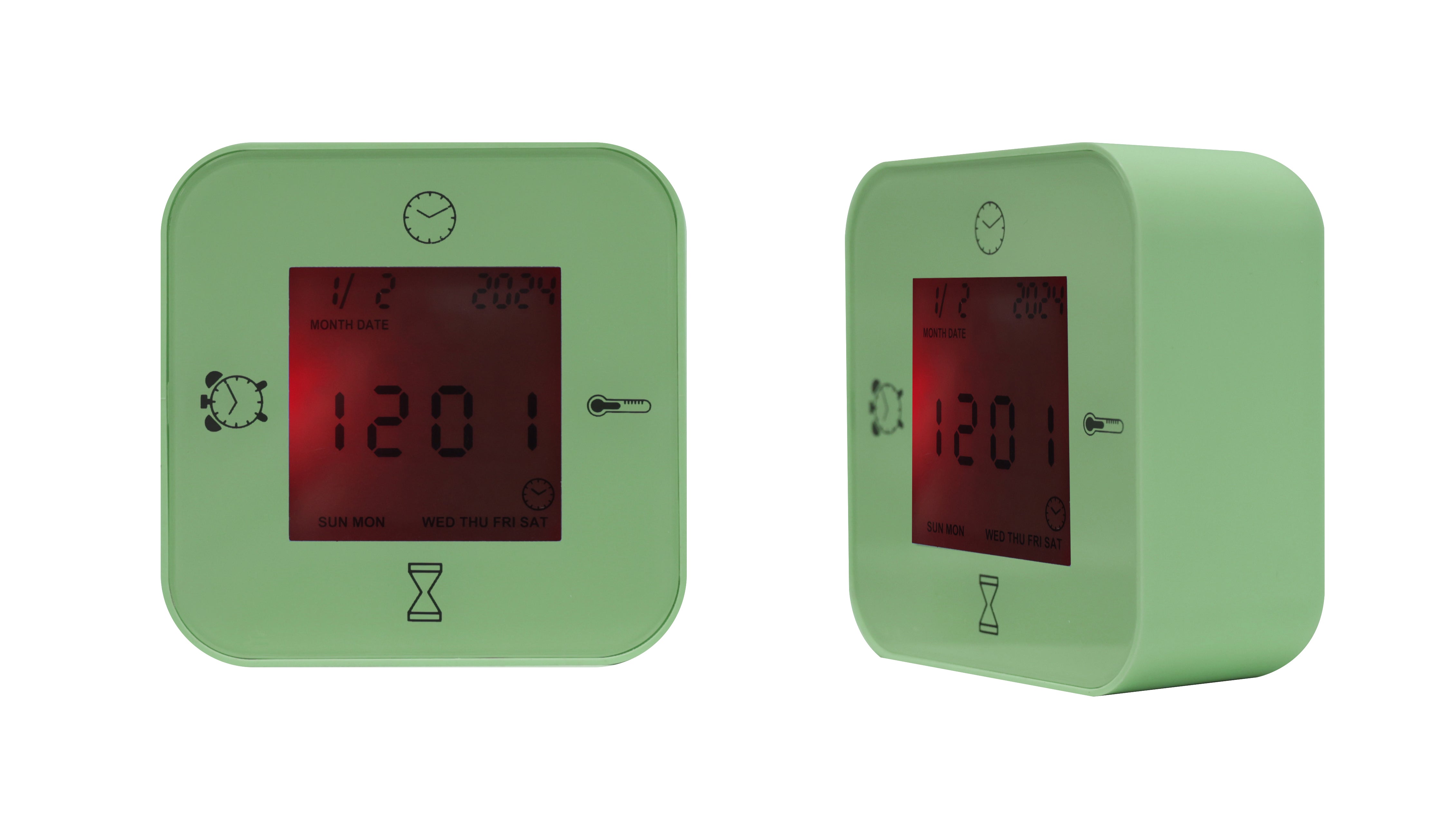 Modern Square Digital Clock-NSL027